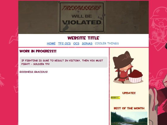 Website screenshot