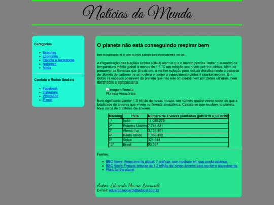 Website screenshot