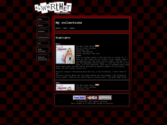 collections screenshot