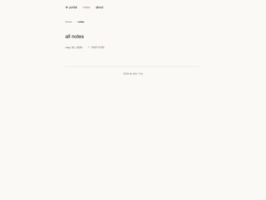 notes screenshot
