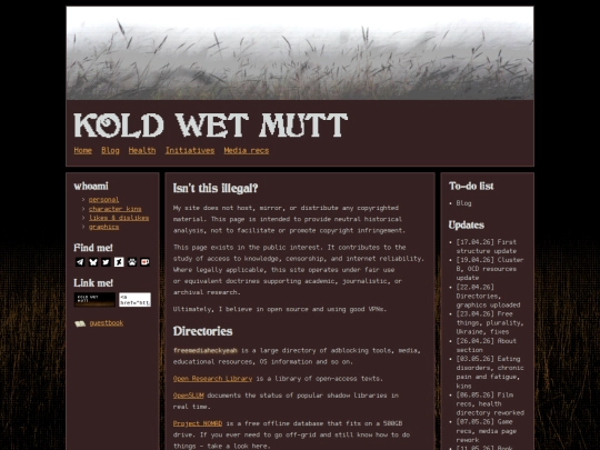 Website screenshot