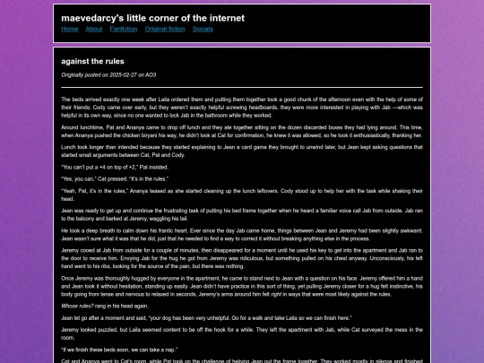 Website screenshot