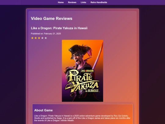 Website screenshot