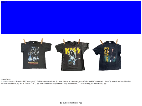 shirtcollection screenshot