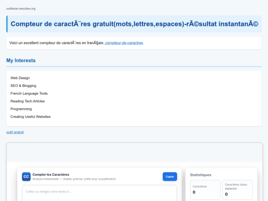 index screenshot