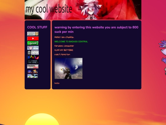 Website screenshot