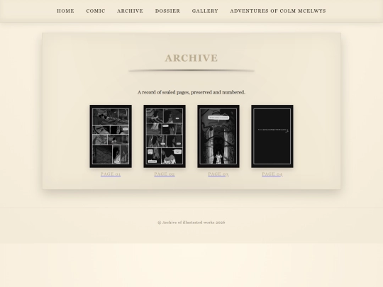 archive screenshot