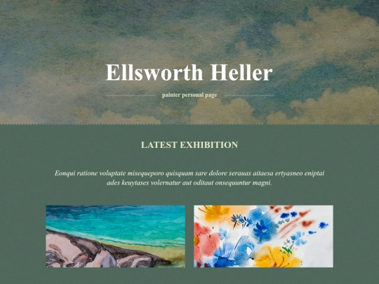 html/exhibitions screenshot