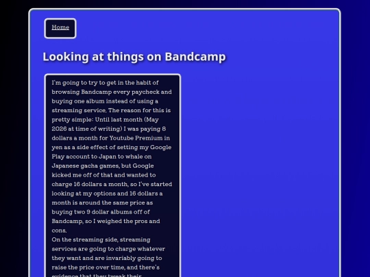 browsingbandcamp screenshot