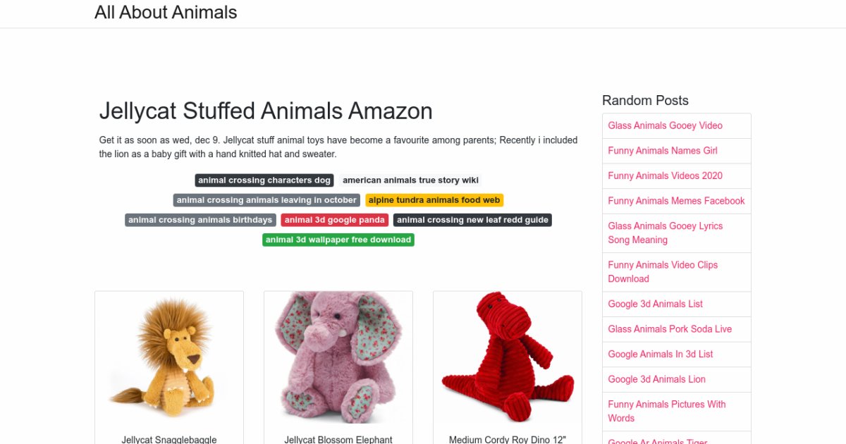 Jellycat Stuffed Animals Amazon