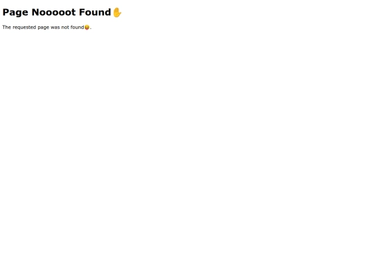 not_found screenshot