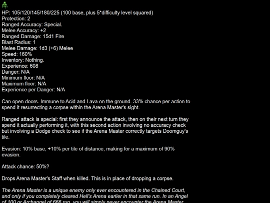 Analyses/DoomRL/ArenaMaster screenshot