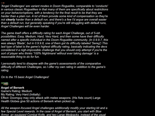 Analyses/DoomRL/BasicAngel screenshot