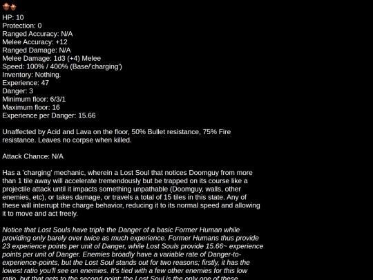 Analyses/DoomRL/LostSoul screenshot