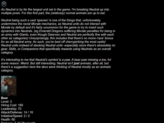 Analyses/King'sBounty/TheLegend/NeutralAnimals screenshot