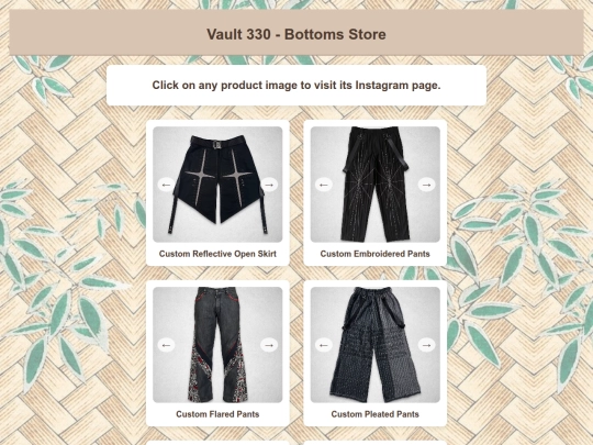 Web/bottoms screenshot
