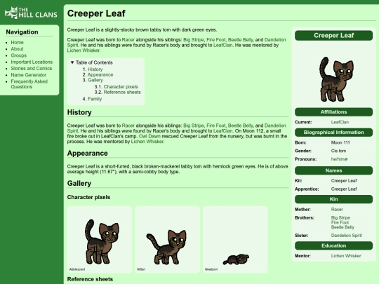 cats/creeper leaf screenshot