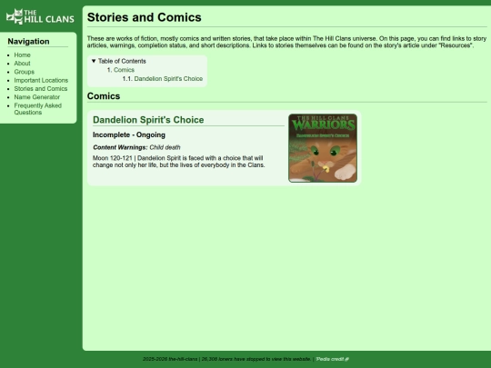 readthehillclans screenshot