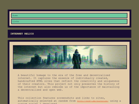 oldweb screenshot