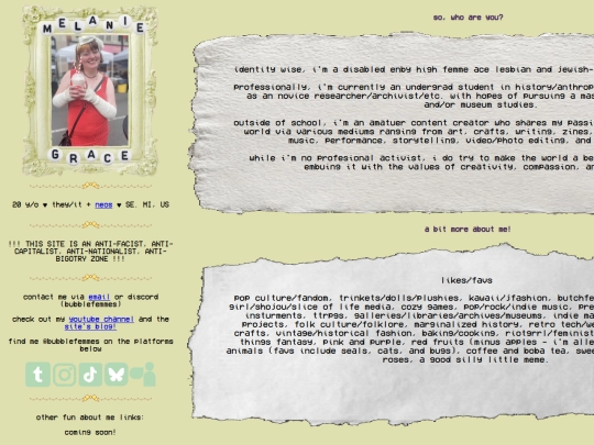 aboutme screenshot