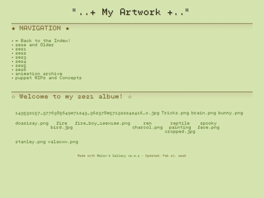 art/2021 screenshot