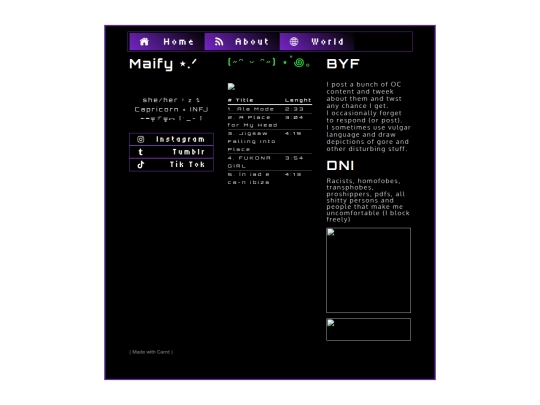 Website screenshot