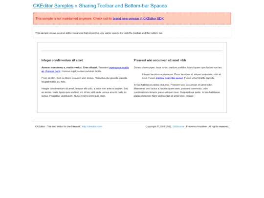 bower_components/ckeditor/samples/old/sharedspace/sharedspace screenshot