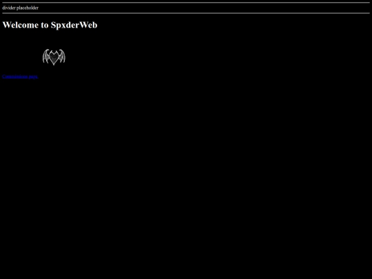 spxderweb.org screenshot