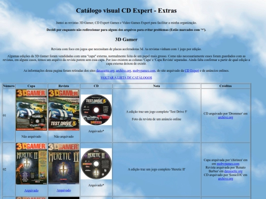 catalogo/cdexpert_extras/main screenshot