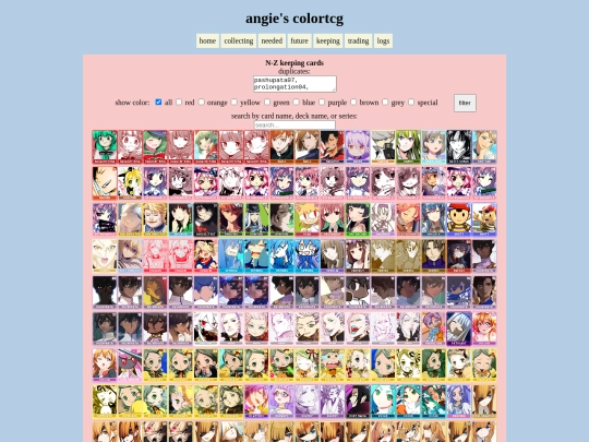 keepingcardsN-Z screenshot