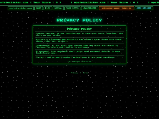 Website screenshot