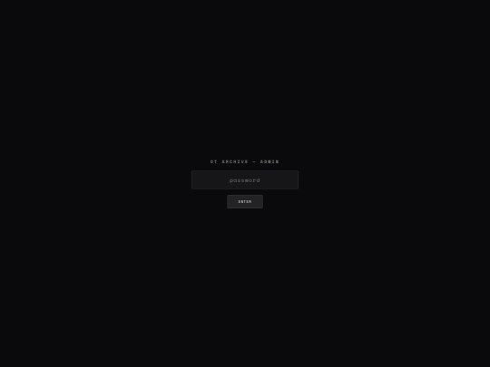 admin screenshot