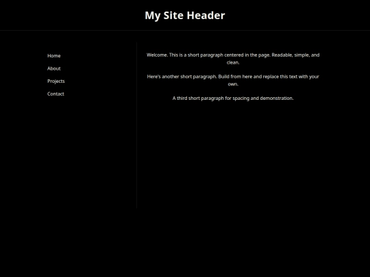 test screenshot
