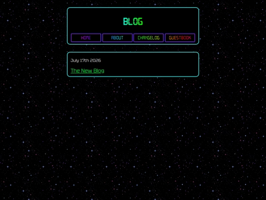 blog screenshot