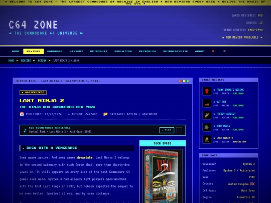 Website screenshot