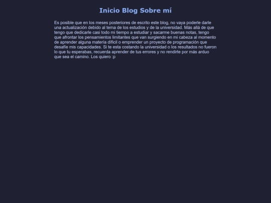 Blogs/Inactividad screenshot