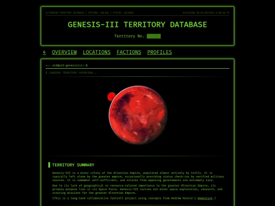 Website screenshot