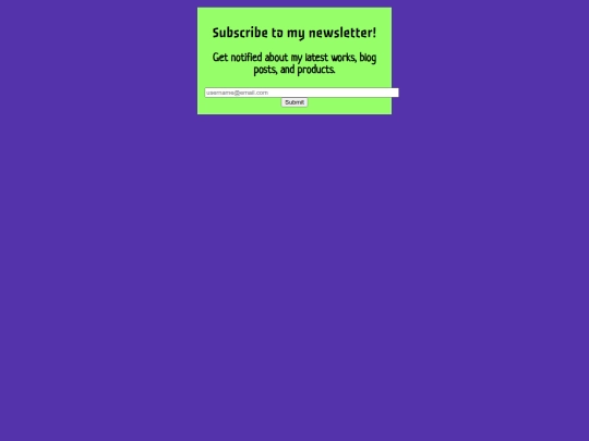 footerTest screenshot