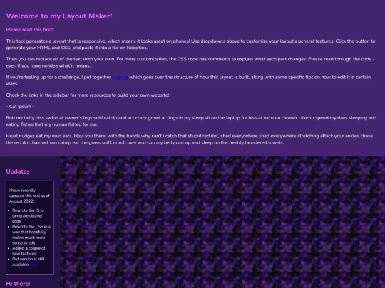 Website screenshot