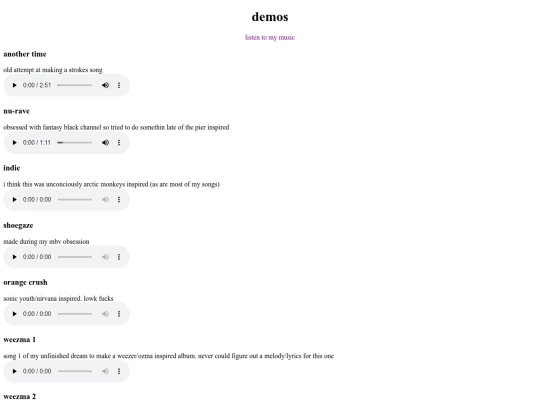 demos screenshot