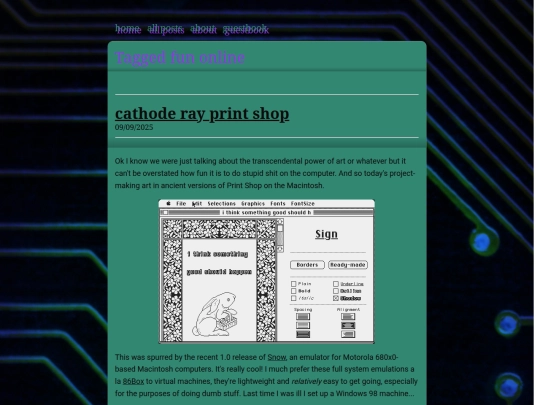Website screenshot