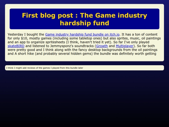 firstblogposttest screenshot