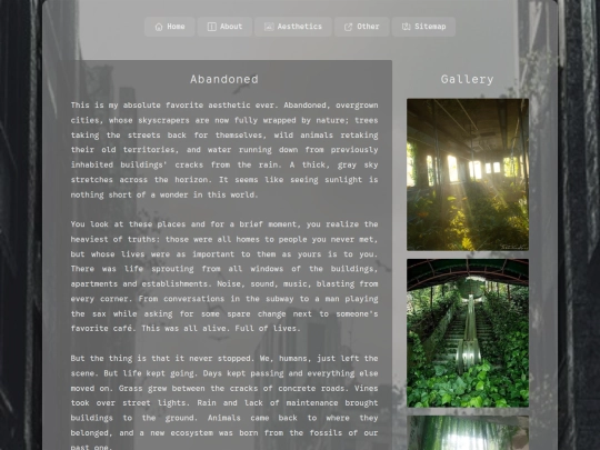 abandoned screenshot