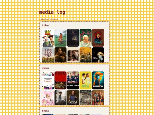fieldnotes/media screenshot