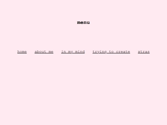 menu screenshot