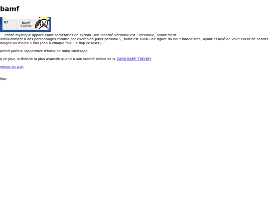 Randompedia/neuilles/bamf screenshot