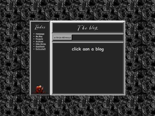 Blog screenshot