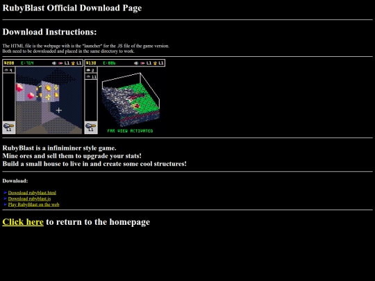 rubyblast screenshot