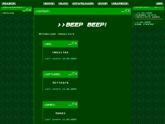 bugs screenshot