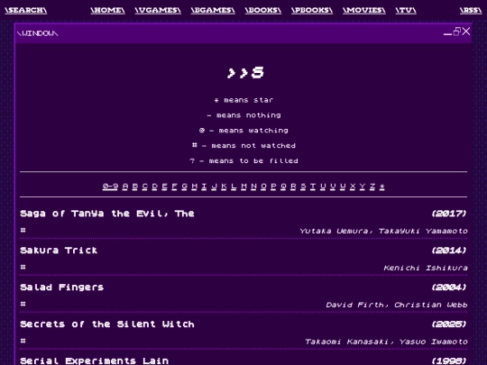 logging/tv/s screenshot